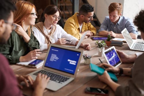 BeTalkio team and students connecting